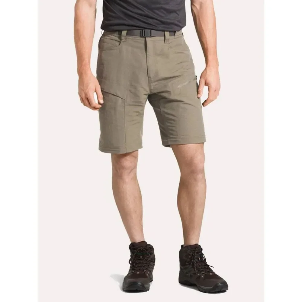 The North Face Men's Belted Paramount Trail Shorts Tan Hiking Outdoors Size XL